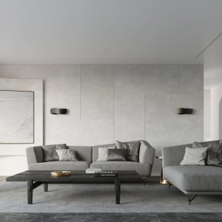 Wall light Arsa, black 40