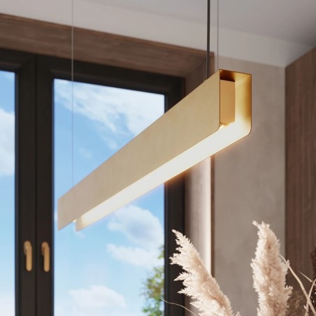 Pendant light Saor, gold