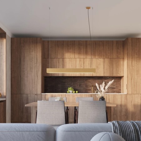 Pendant light Saor, gold