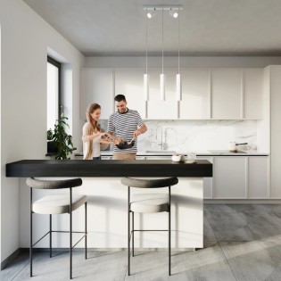 copy of Lámpara colgante Nato gris, 1 luz