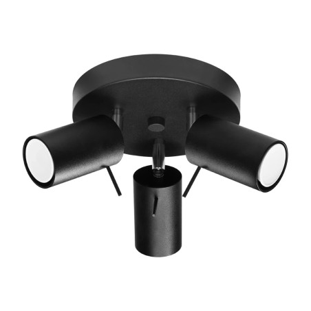 Ceiling light Vinivi, black, 3 lights