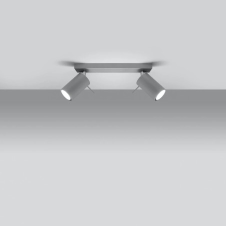 Track light Vinivi, gray, 2 lights