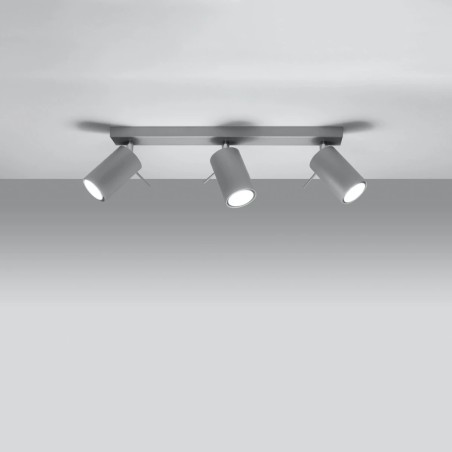 Track light Vinivi, gray, 3 lights
