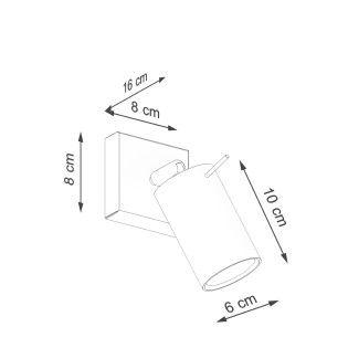 Wall light Vinivi, beige