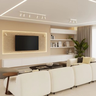 Wall light Vinivi, beige