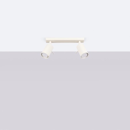 Track light Vinivi, beige, 2 lights