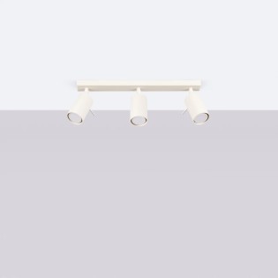 Track light Vinivi, beige, 3 lights