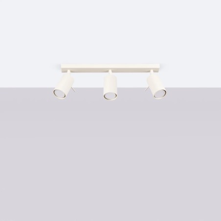 Track light Vinivi, beige, 3 lights