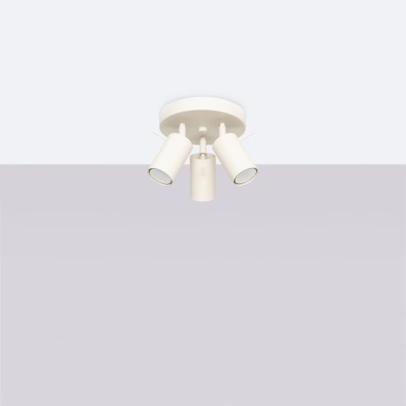 Ceiling light Vinivi, beige, 3 lights