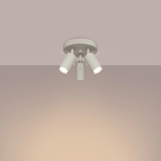 Ceiling light Vinivi, beige, 3 lights