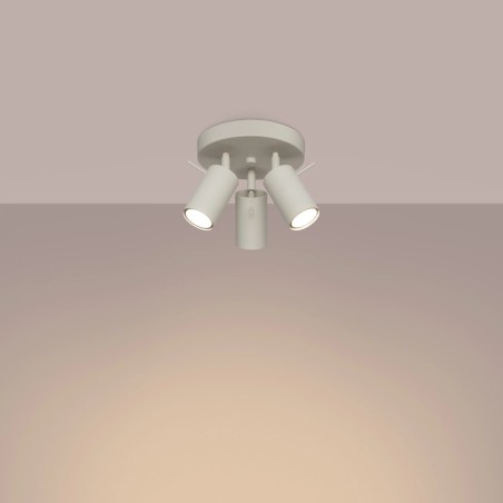 Ceiling light Vinivi, beige, 3 lights