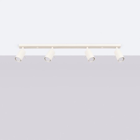 Track light Vinivi, beige, 4 lights