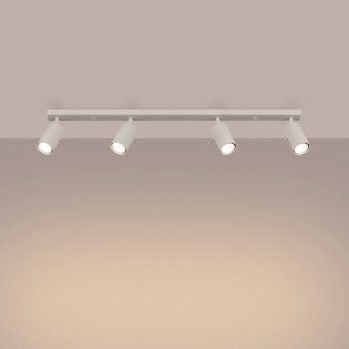 Track light Vinivi, beige, 4 lights