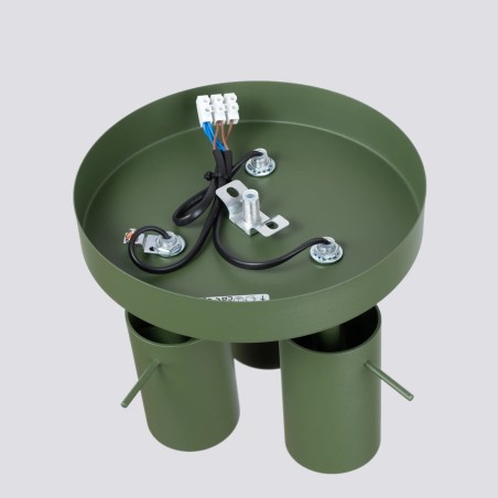 Ceiling light Vinivi, green, 3 lights