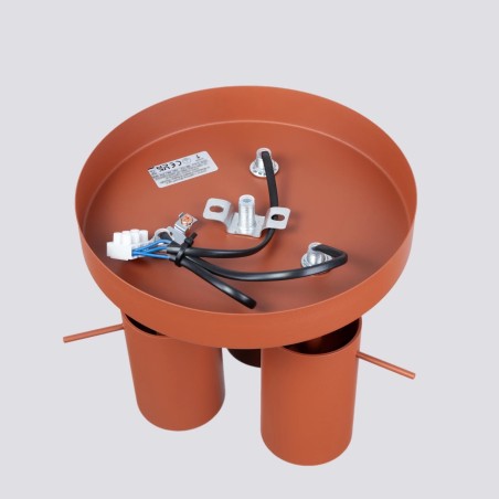 Ceiling light Vinivi, red, 3 lights