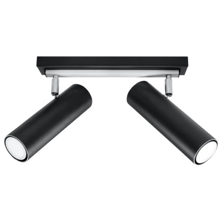 Zani light bar, black, 2 lights