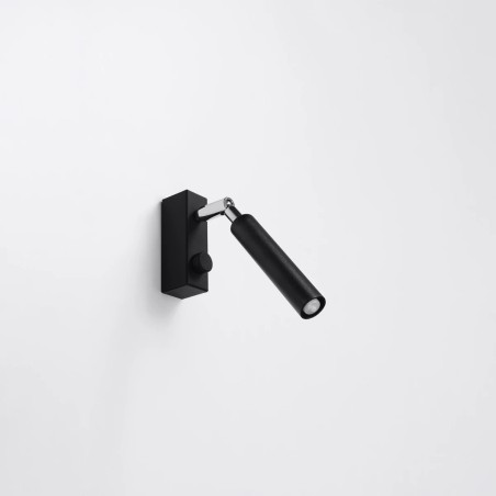 Wall light Koin, black, 1 light