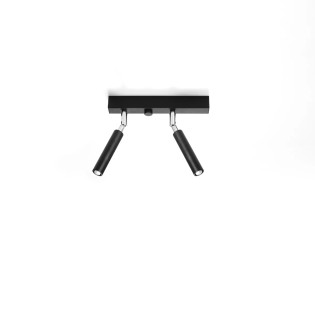 Koin light bar, black, 2 lights