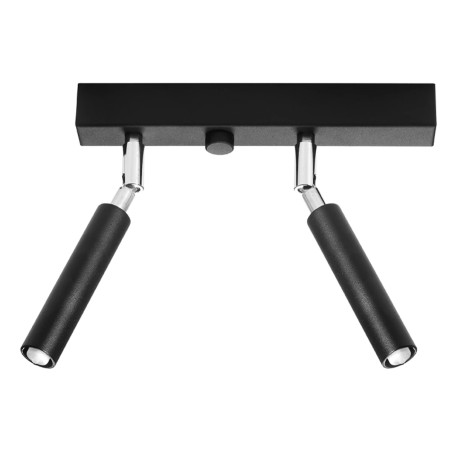 Koin light bar, black, 2 lights