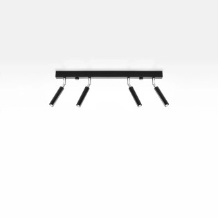 Koin light bar, black, 4 lights