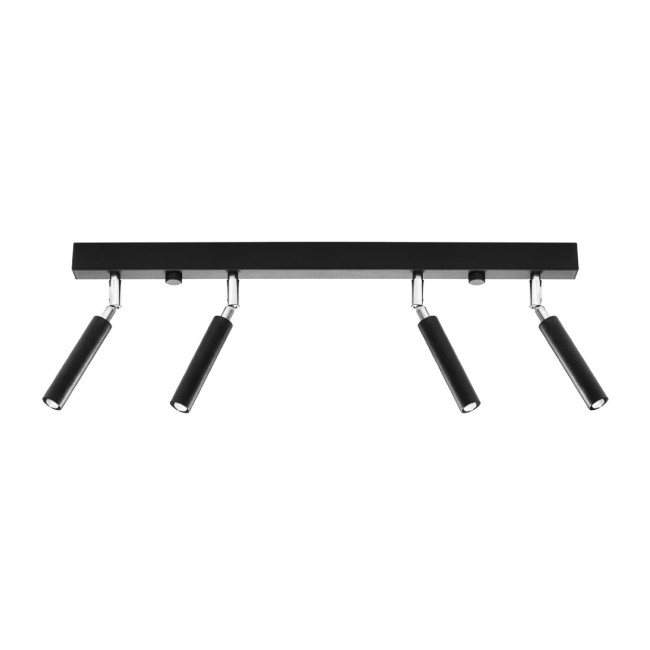 Koin light bar, black, 4 lights
