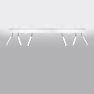 Koin light bar, white, 6 lights