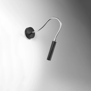 Wall light Asni, black