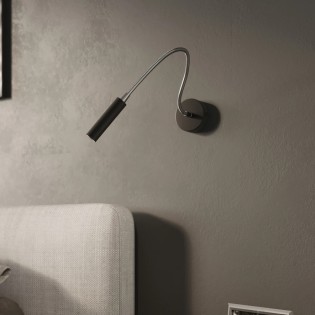 Wall light Asni, black