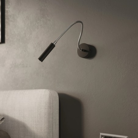 Wall light Asni, black