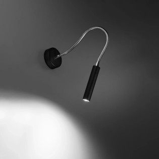 Wall light Asni, black