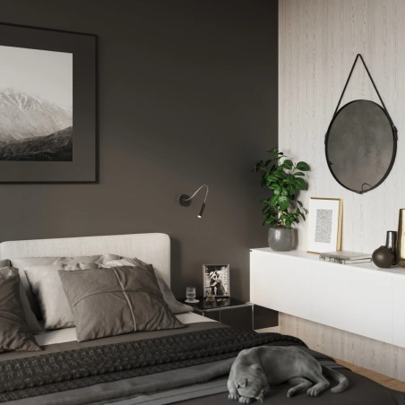 Wall light Asni, black