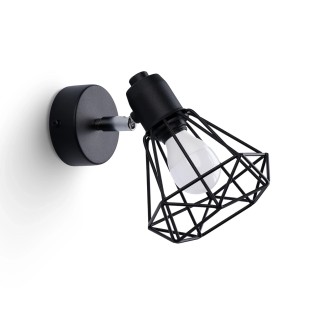 Wall light Mozosa, black, 1...