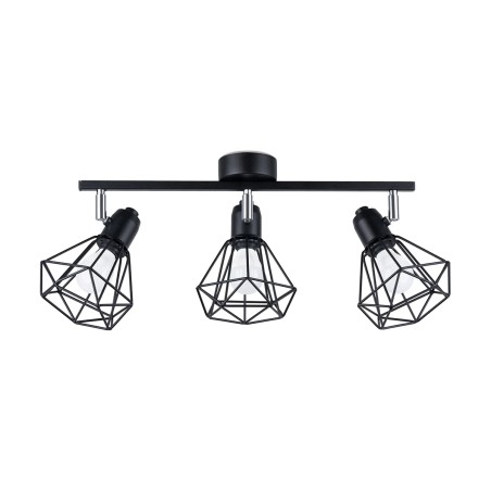 Wall spotlight Mozosa, black, 3 lights