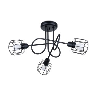 Ceiling lamp Naxa, black, 3 lights