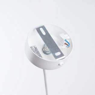 Pendant lamp Zovolu, white, 1 light
