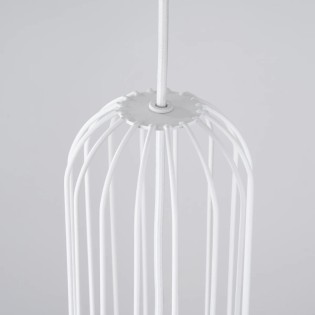 Pendant lamp Zovolu, white, 1 light