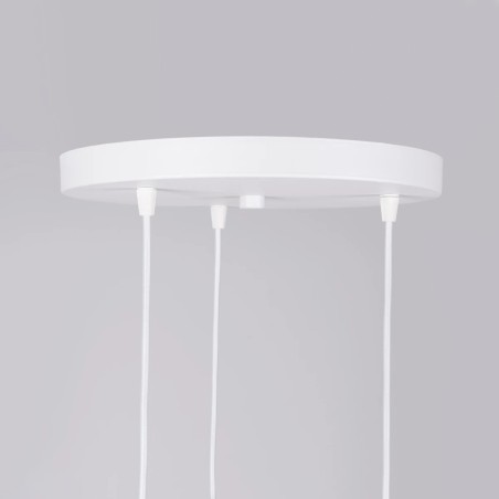 Pendant lamp Zovolu, white, 3 lights