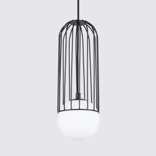Pendant lamp Zovolu, black, 1 light
