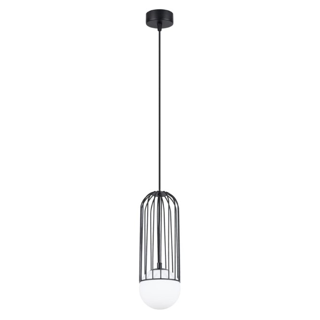 Pendant lamp Zovolu, black, 1 light