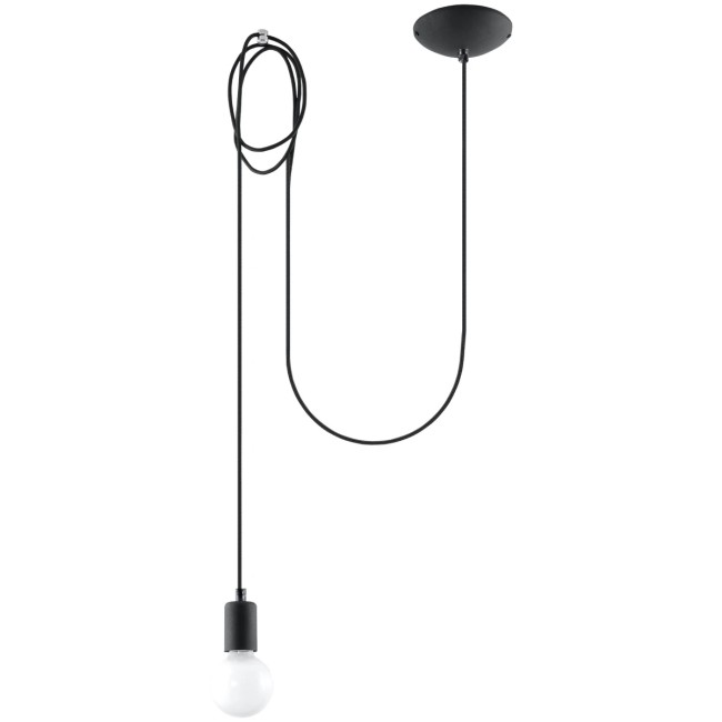 Pendant lamp Asum, black, 1 light
