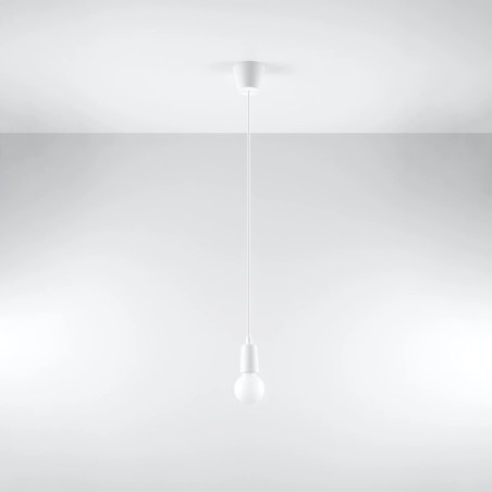 Pendant lamp Tina, white, 1 light