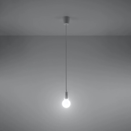 copy of Lámpara colgante Nato gris, 1 luz