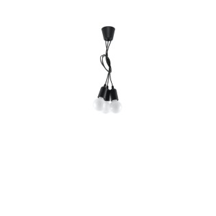 Pendant lamp Tina, black, 3...