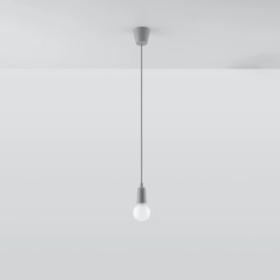Pendant lamp Tina, gray, 1...