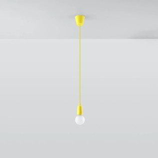 Pendant lamp Tina, yellow,...