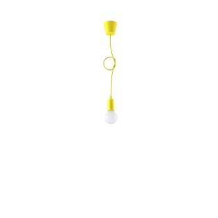 Pendant lamp Tina, yellow, 1 light