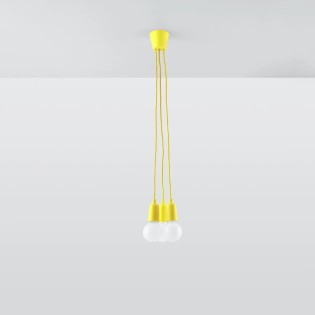 Pendant lamp Tina, yellow,...