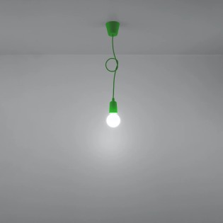 Pendant lamp Tina, green, 1 light