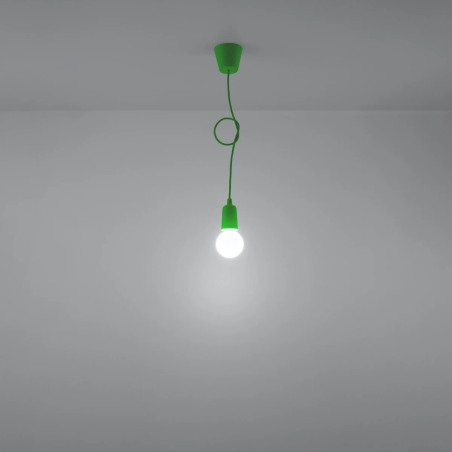Pendant lamp Tina, green, 1 light