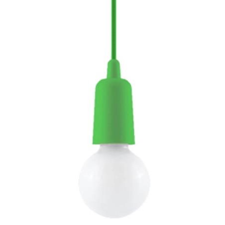 Pendant lamp Tina, green, 1 light